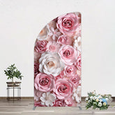 Lofaris Floral 3D Effect Pattern Photography Half Moon Arch Backdrop